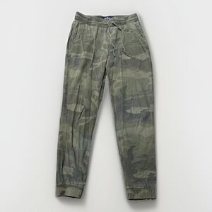 Hollister Pants Womens Small Green Camo High-Rise Jogger 27x24.5
